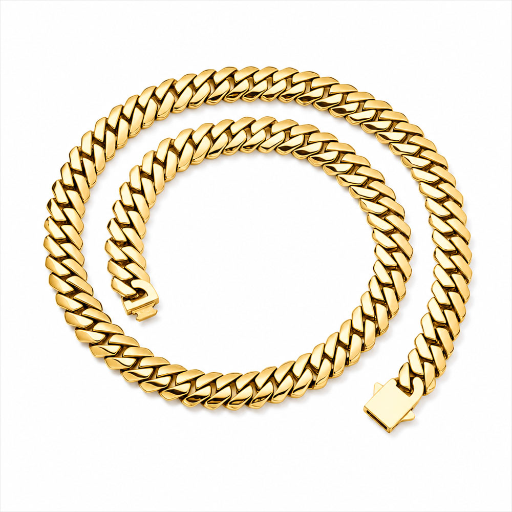 Cuban Link Chain 12Mm - ESKEEM – naszyjnik w stylu Miami