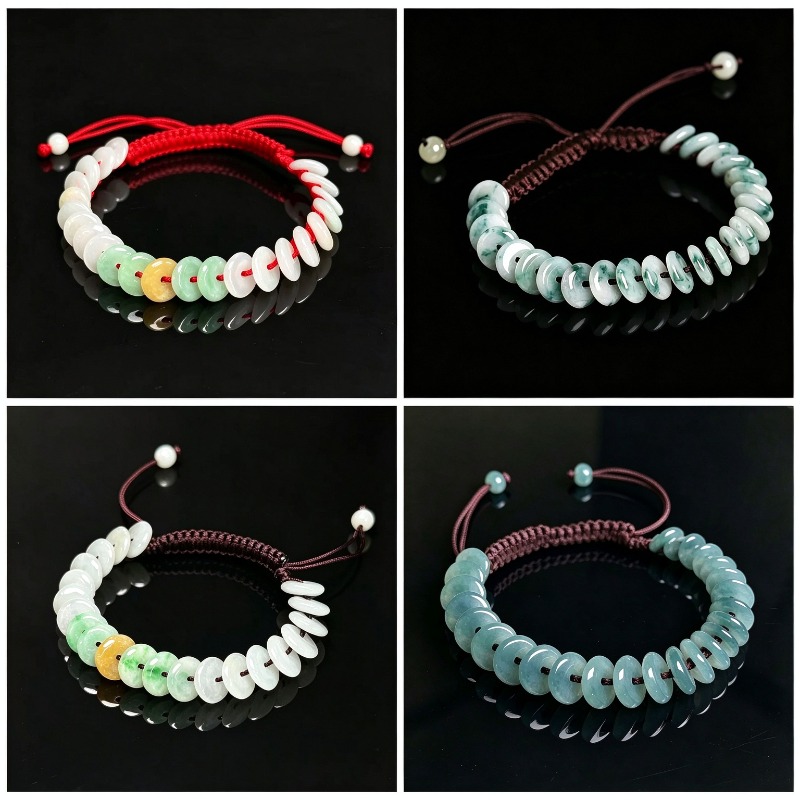 Bracelets - Bransoletka z jadeitu naturalnego, najwyższej jakości,