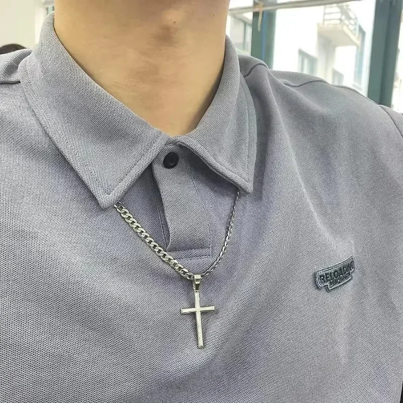 925 srebro naszyjnik z krzyżem – 925 Sterling Silver Chain Necklace Men recenzja i cena