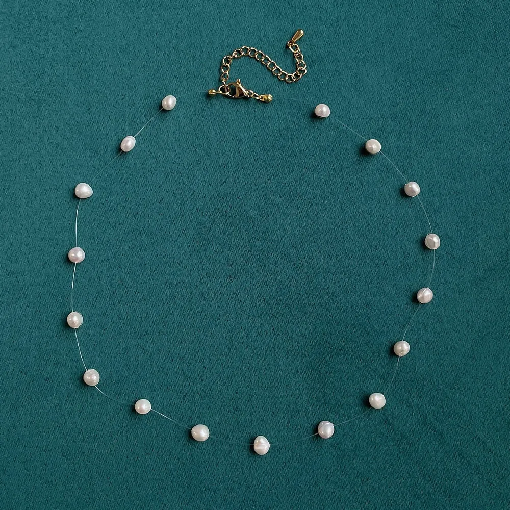 Naszyjnik z naturalnych pereł  – Pearl Choker Necklace Vintage recenzja i cena