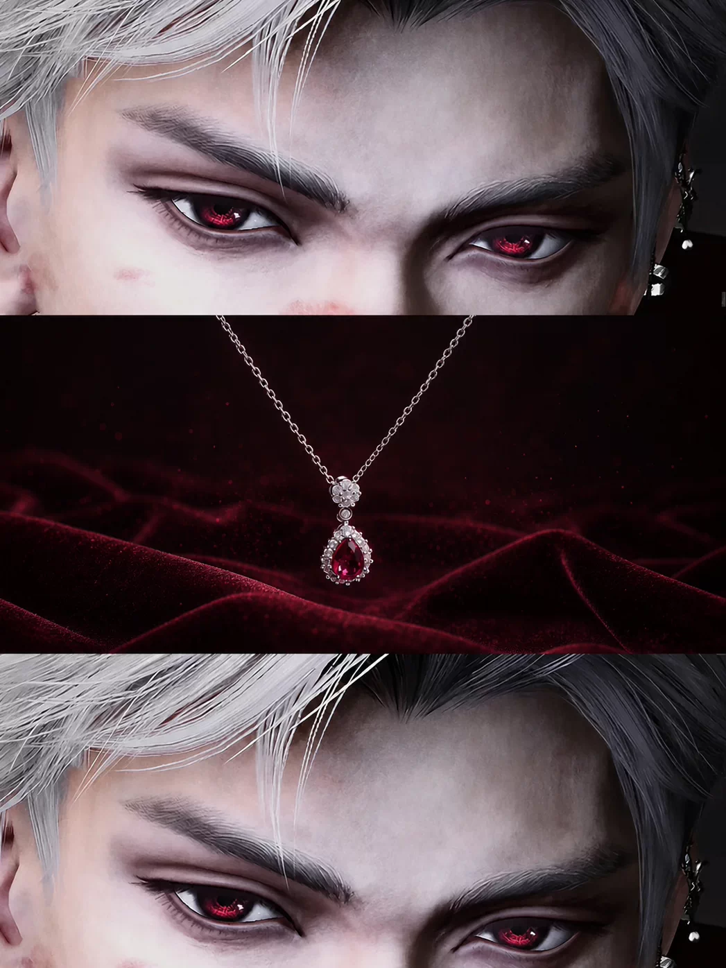 Prezenty Sylus Game Love and D – Anime Pendant Necklace recenzja i cena