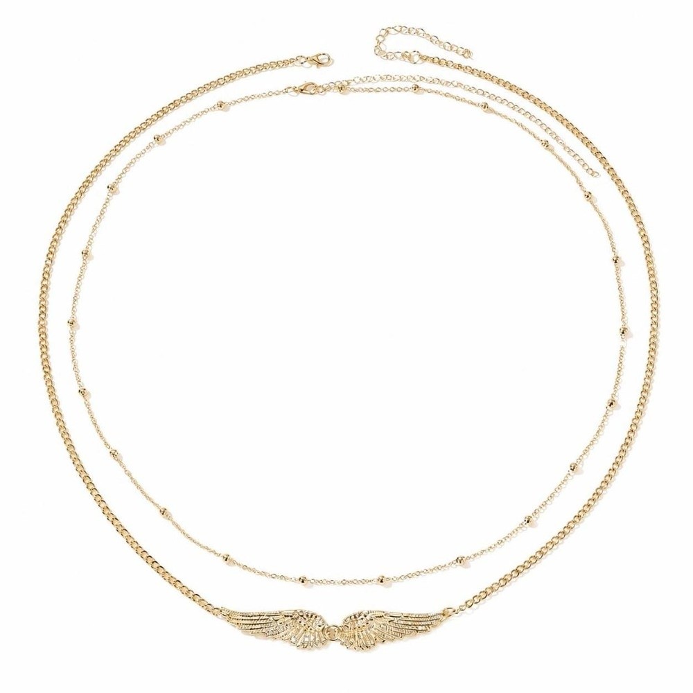Nowy dwuwarstwowy łańcuszek na – Body Jewelry recenzja i cena