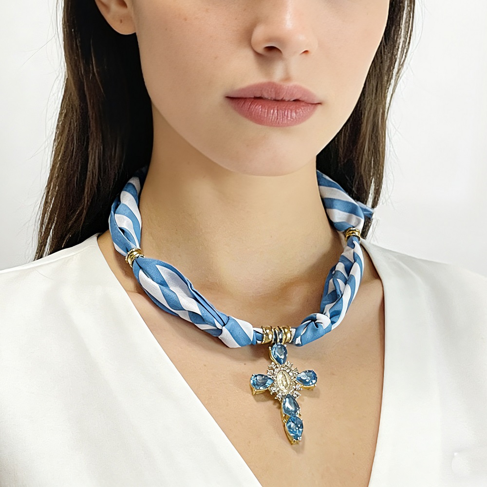 Złoty Naszyjnik Szalik z Zawie – Pearl Choker Necklace Vintage recenzja i cena