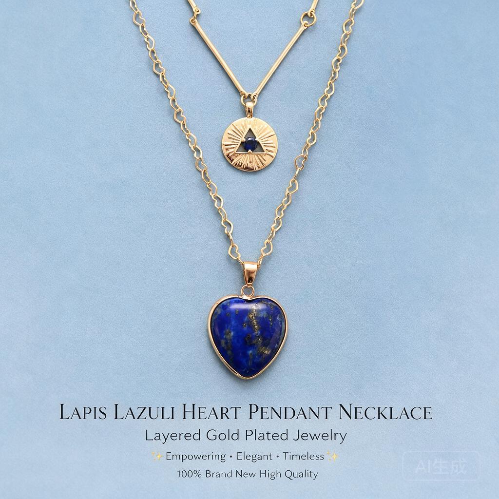 Wielowarstwowe naszyjniki z na – Layered Pendant Necklace Aesthetic recenzja i cena
