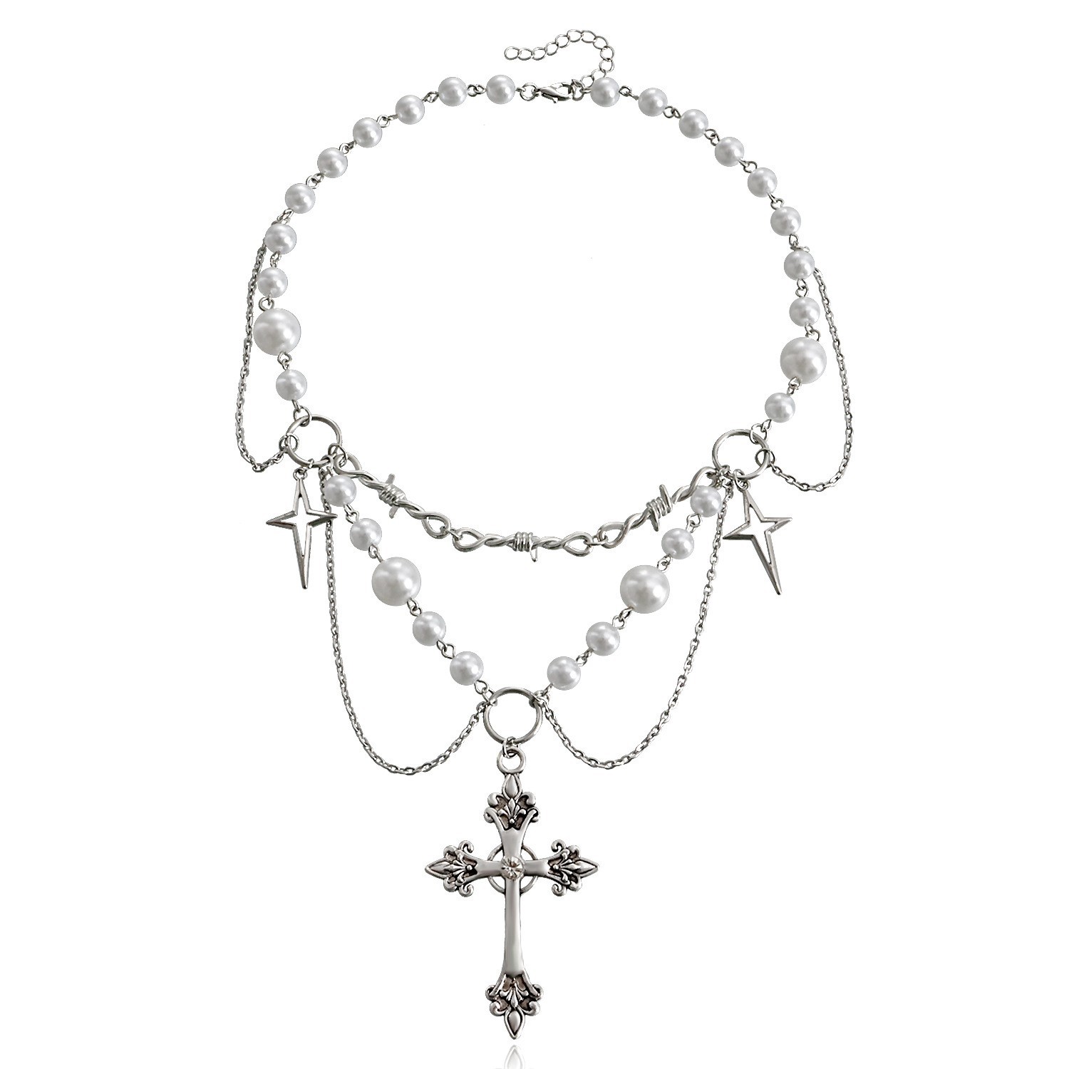Naszyjnik z pereł w kształcie  – Pearl Choker Necklace Vintage recenzja i cena