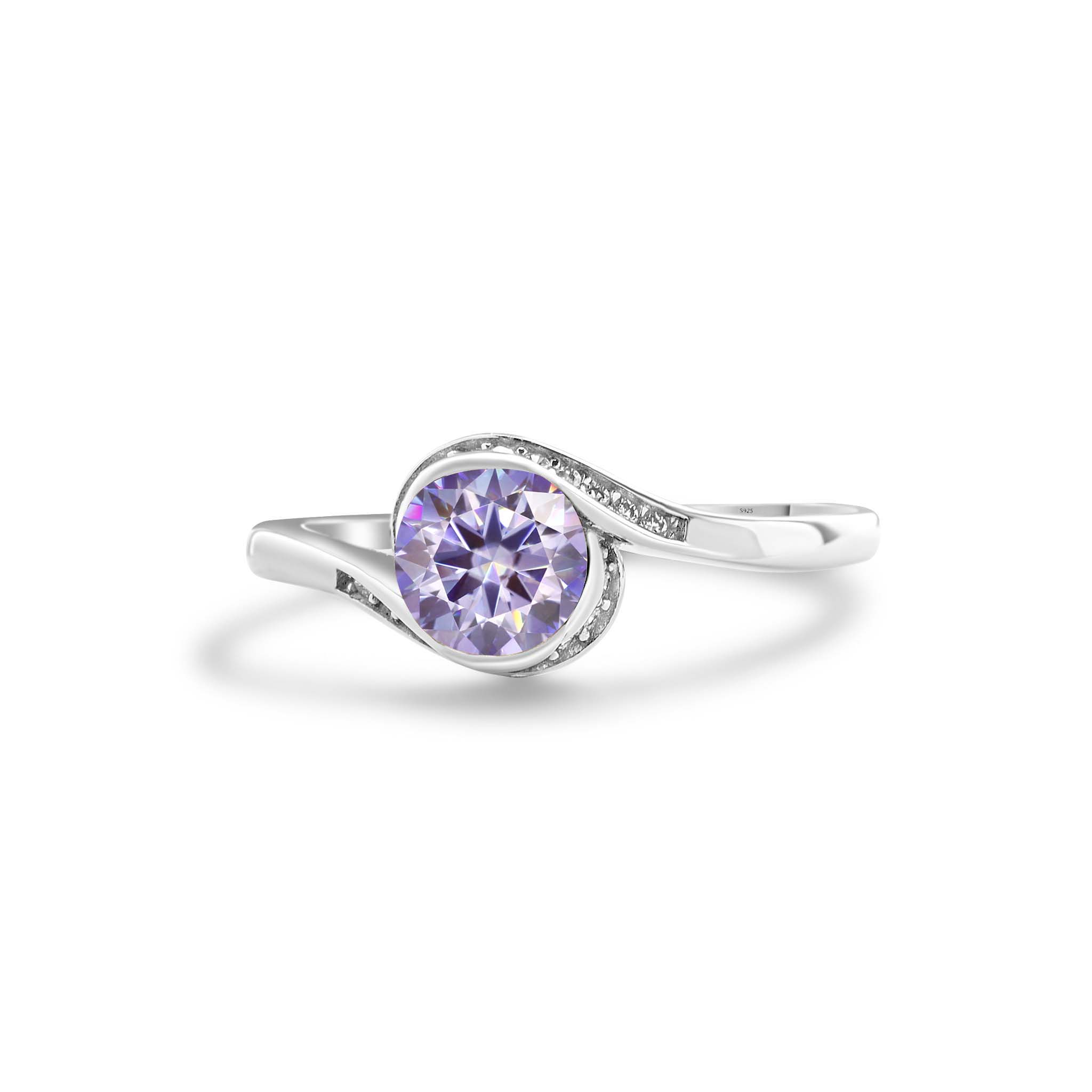Pierścionek zaręczynowy damski – Moissanite Engagement Ring 1 Carat recenzja i cena