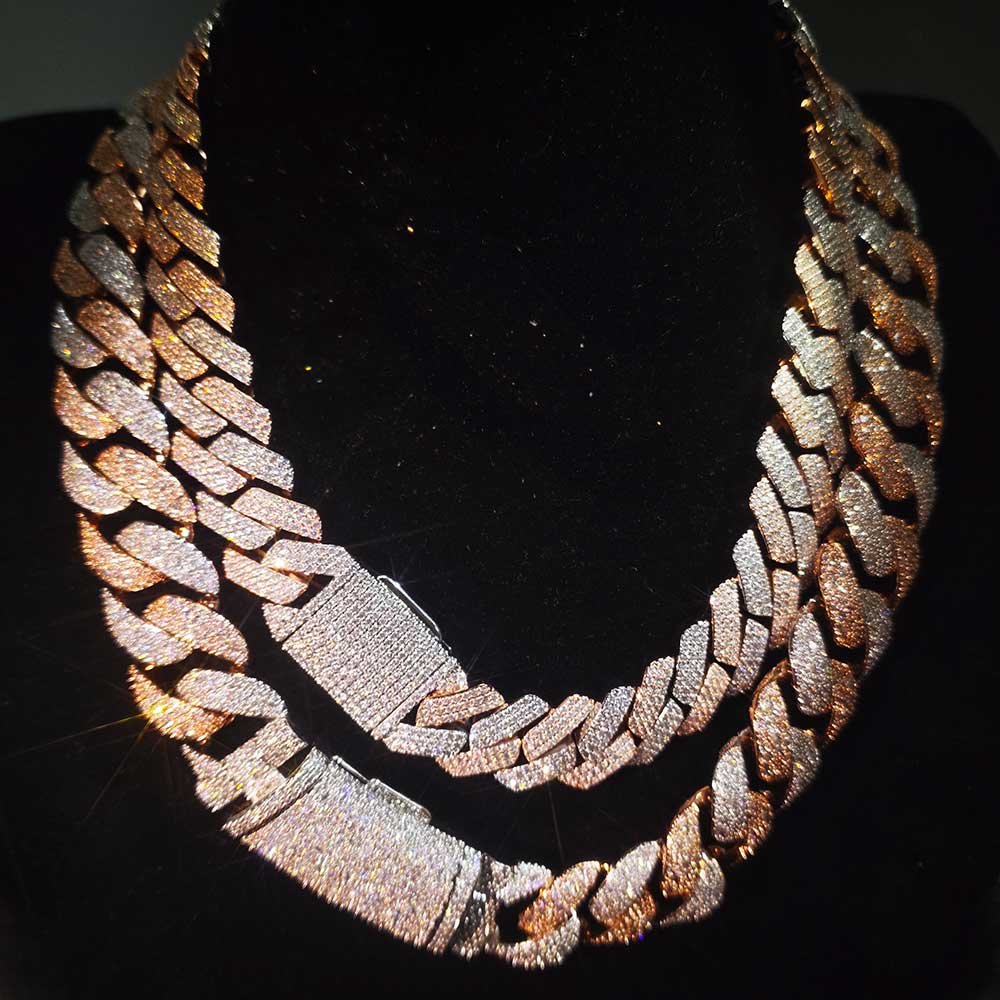 Naszyjnik Nuoya Two Tone Mosai – Cuban Link Chain 12Mm recenzja i cena